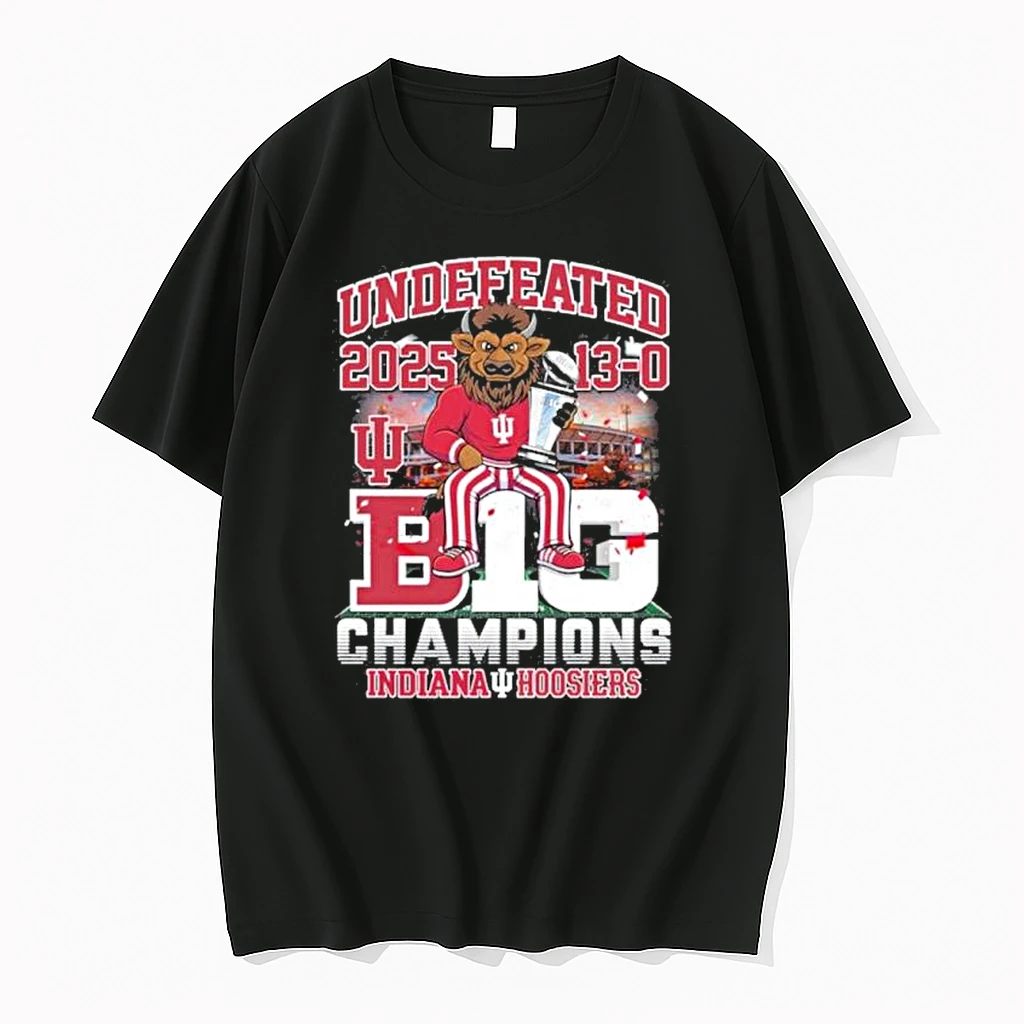 The Bison Indiana Undefeated 13 0 Big 10 Champions Shirts