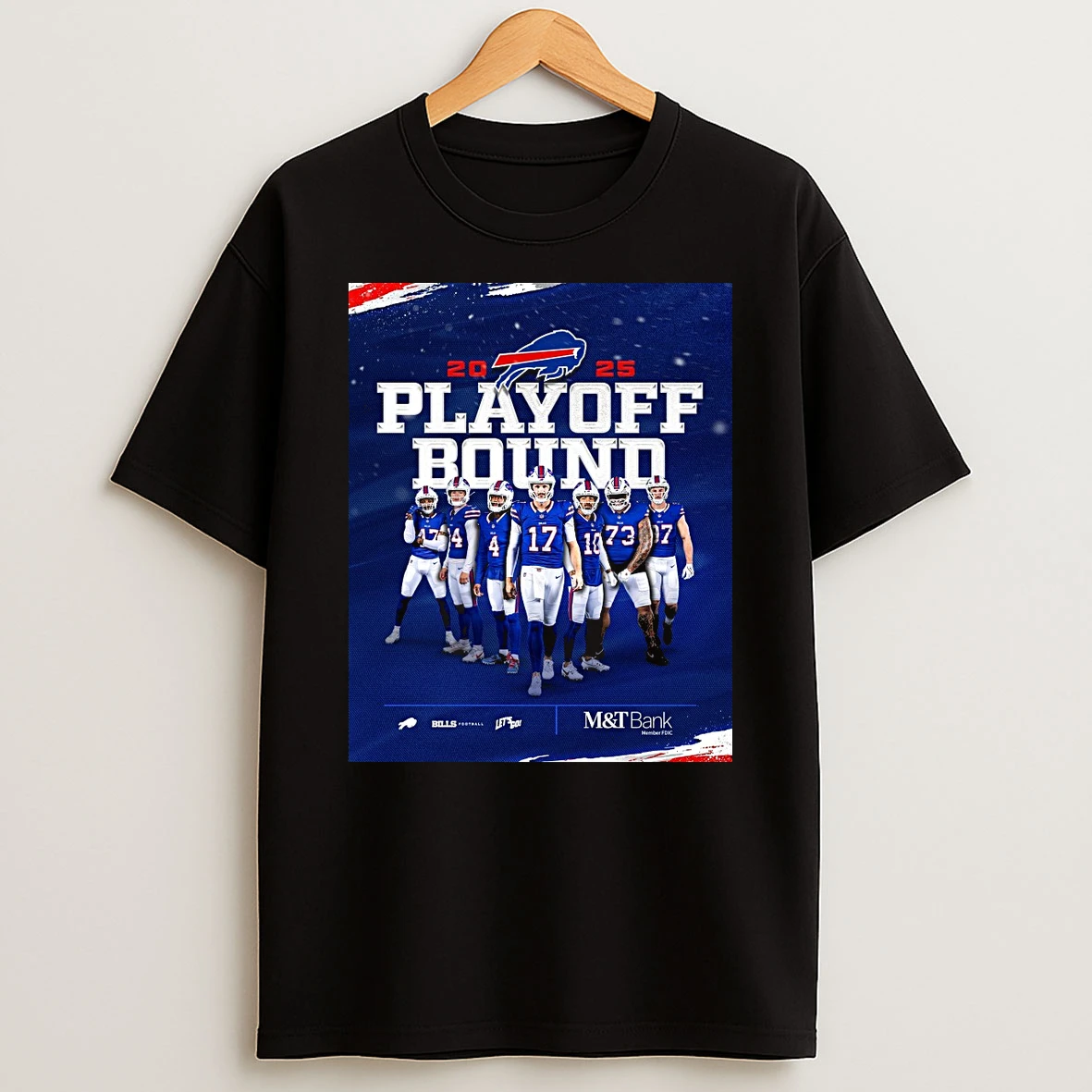 The Buffalo Bills Clinching A Spot In The 2025 Nfl Playoffs Lets Go Bills Shirts