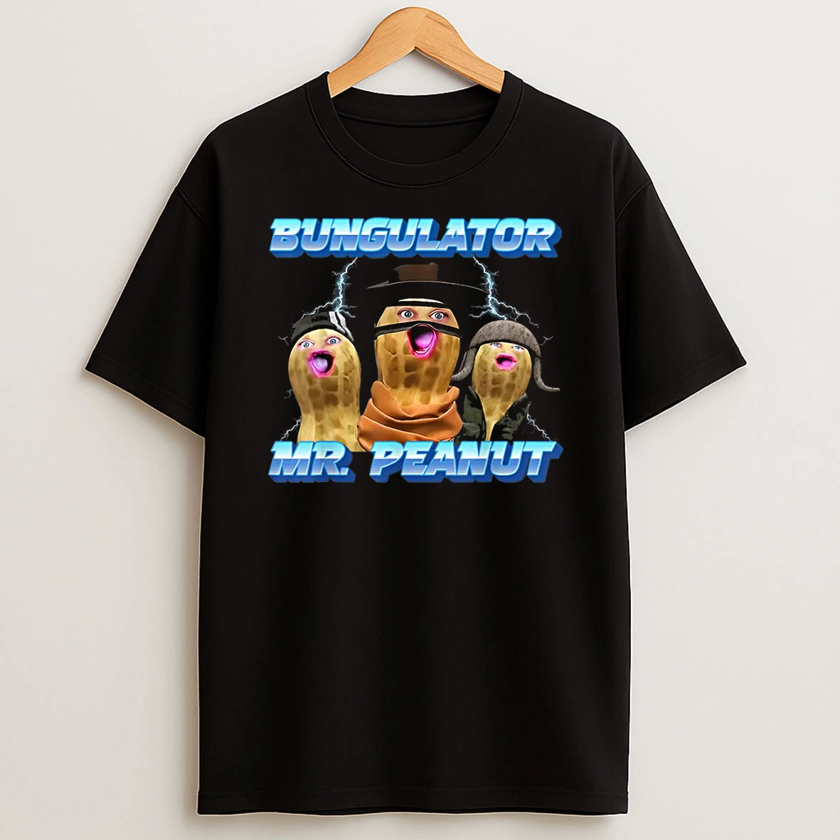 The Burnt Peanut Funny Goop Mr Peanut Bungulator Shirts