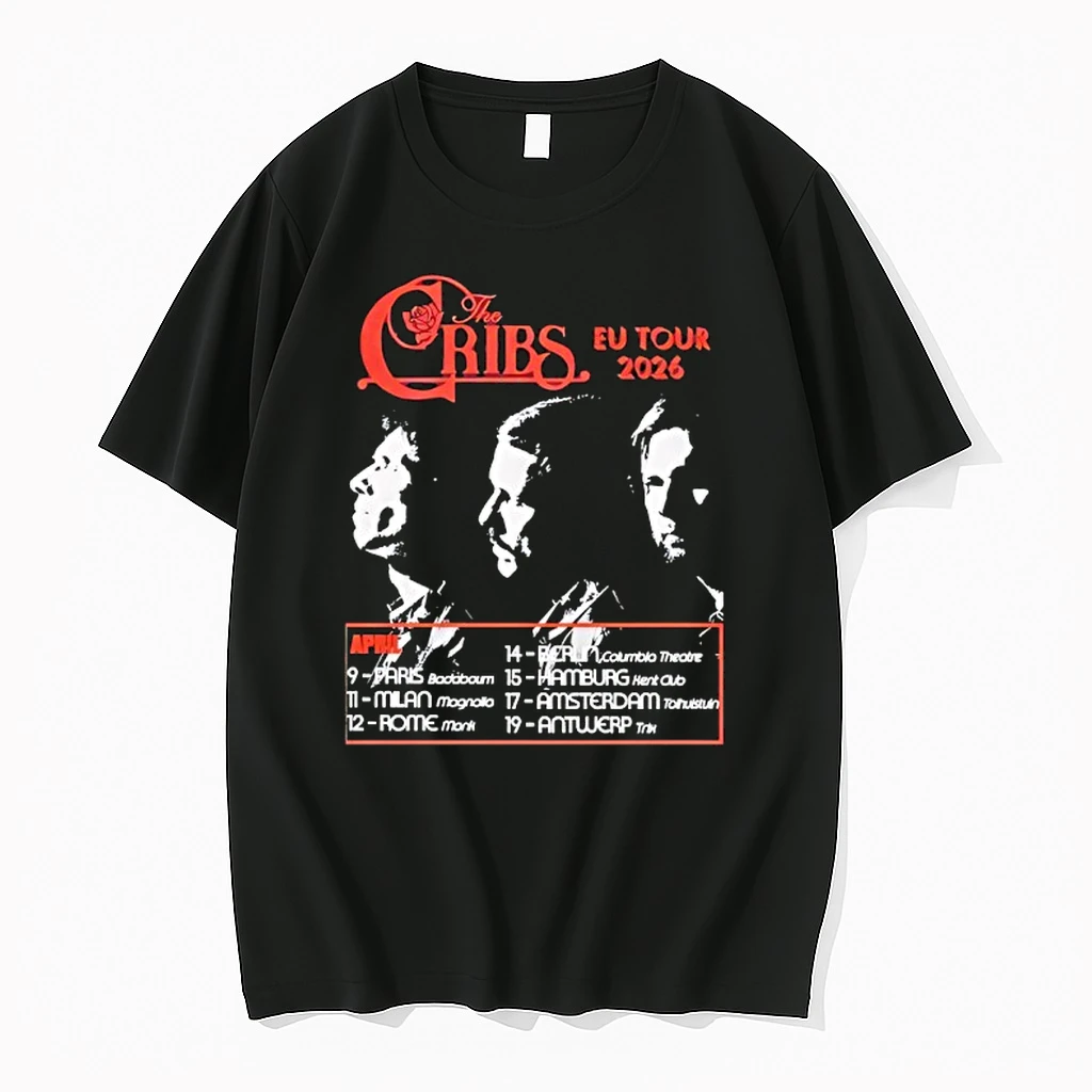 The Cribs Eu New Tour April 2026 Tour Shirts