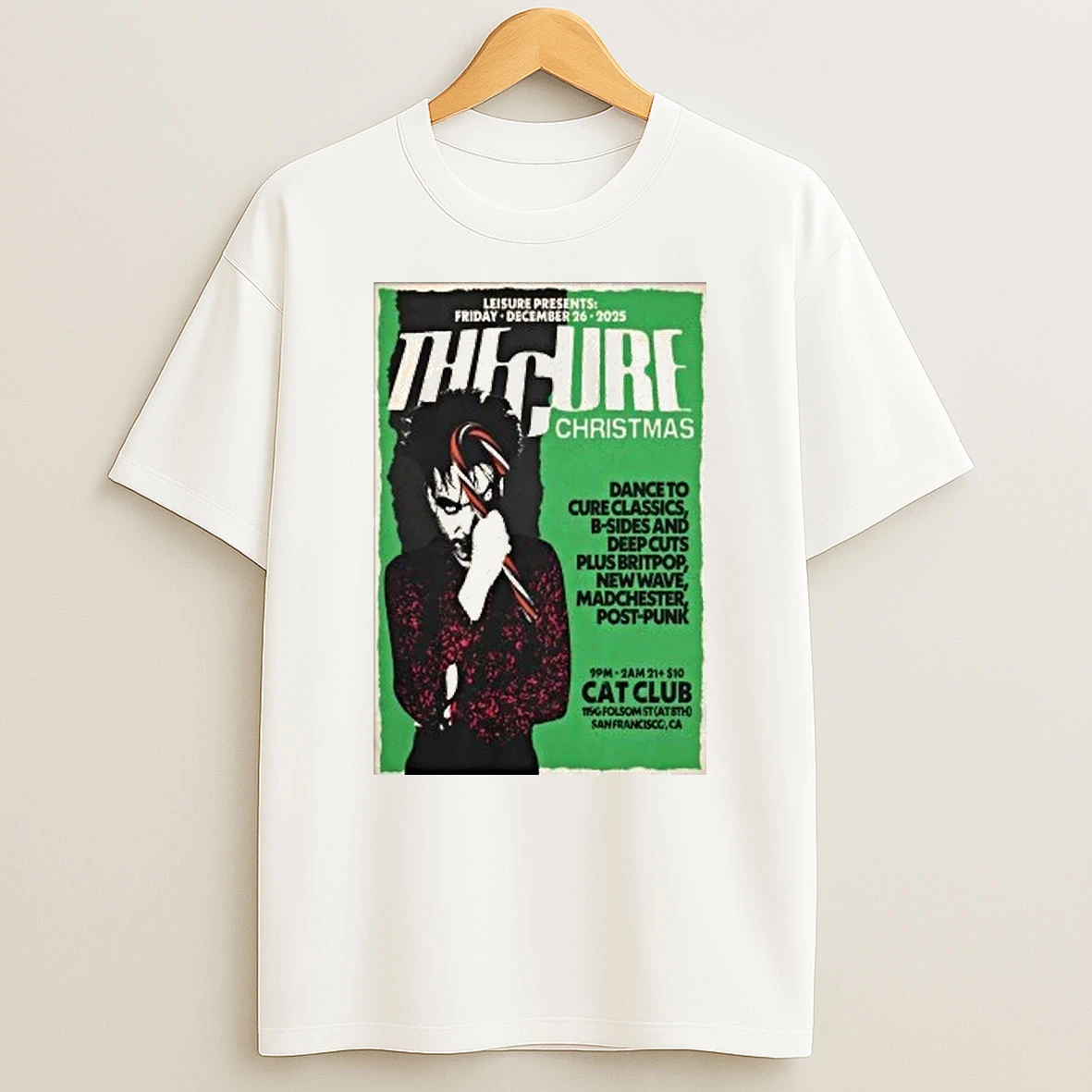 The Cure Event San Francisco Ca On Dec 26 2025 Shirts