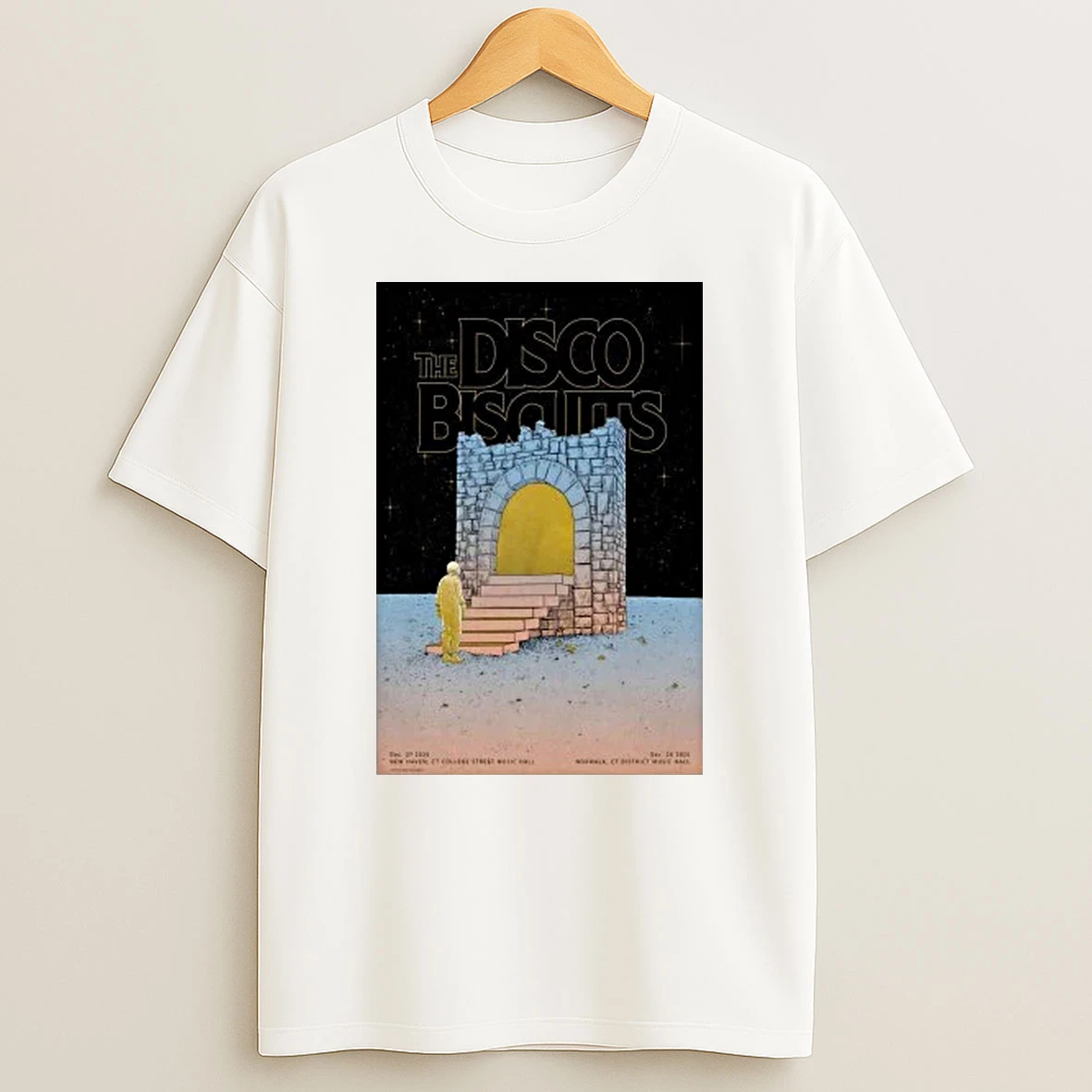 The Disco Biscuits Dec 27 2025 College Street Music Hall In New Haven Ct Shirts