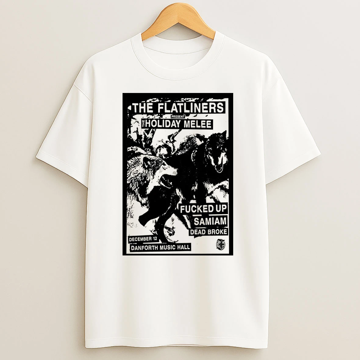 The Flatliners At The Danforth Music Hall On December 12 2025 Shirts