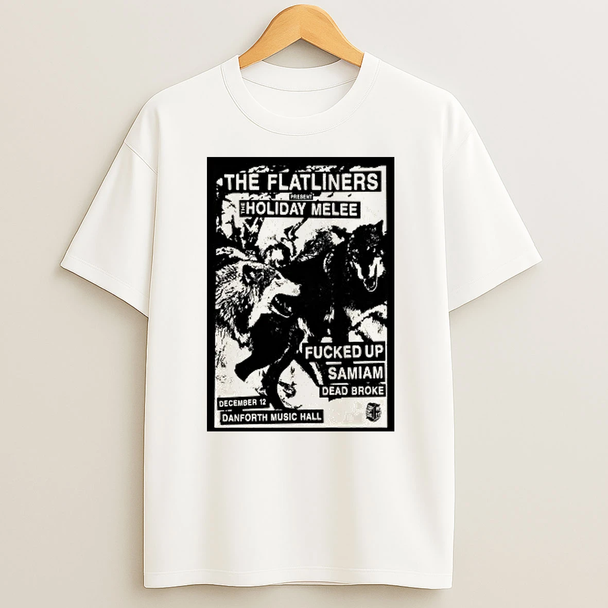 The Flatliners Present The Holiday Melee 12 12 2025 Toronto On Shirts