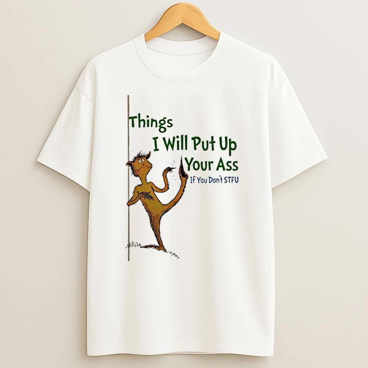 The Foot Book Thing I Will Put Ip If You Dont Stfu Shirts