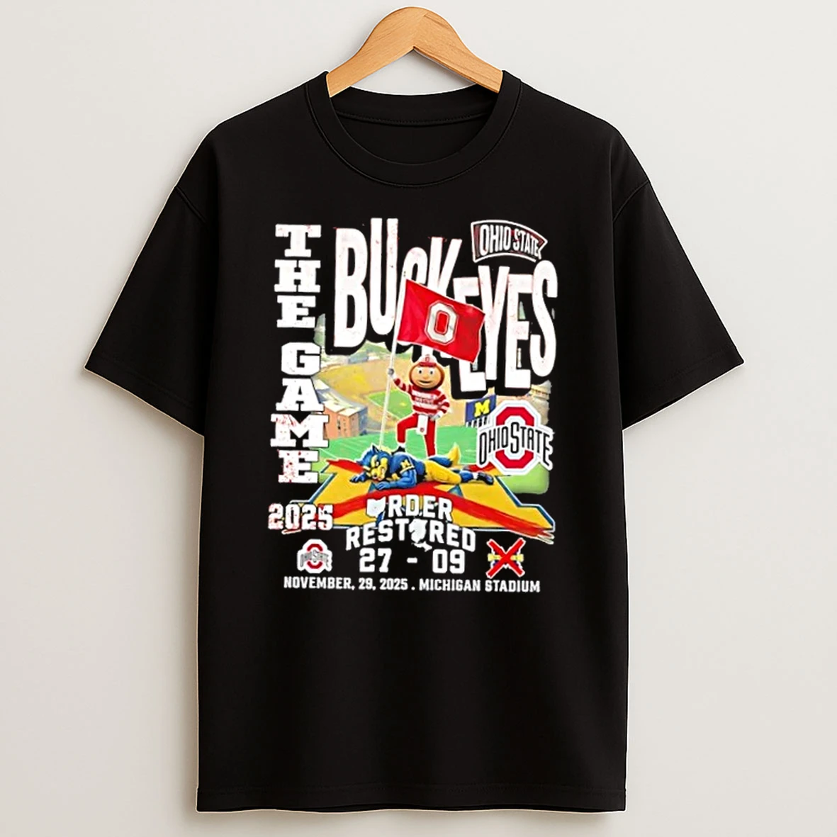 The Game 2025 Ohio State Buckeyes November 29 2025 Michigan Stadium Shirts