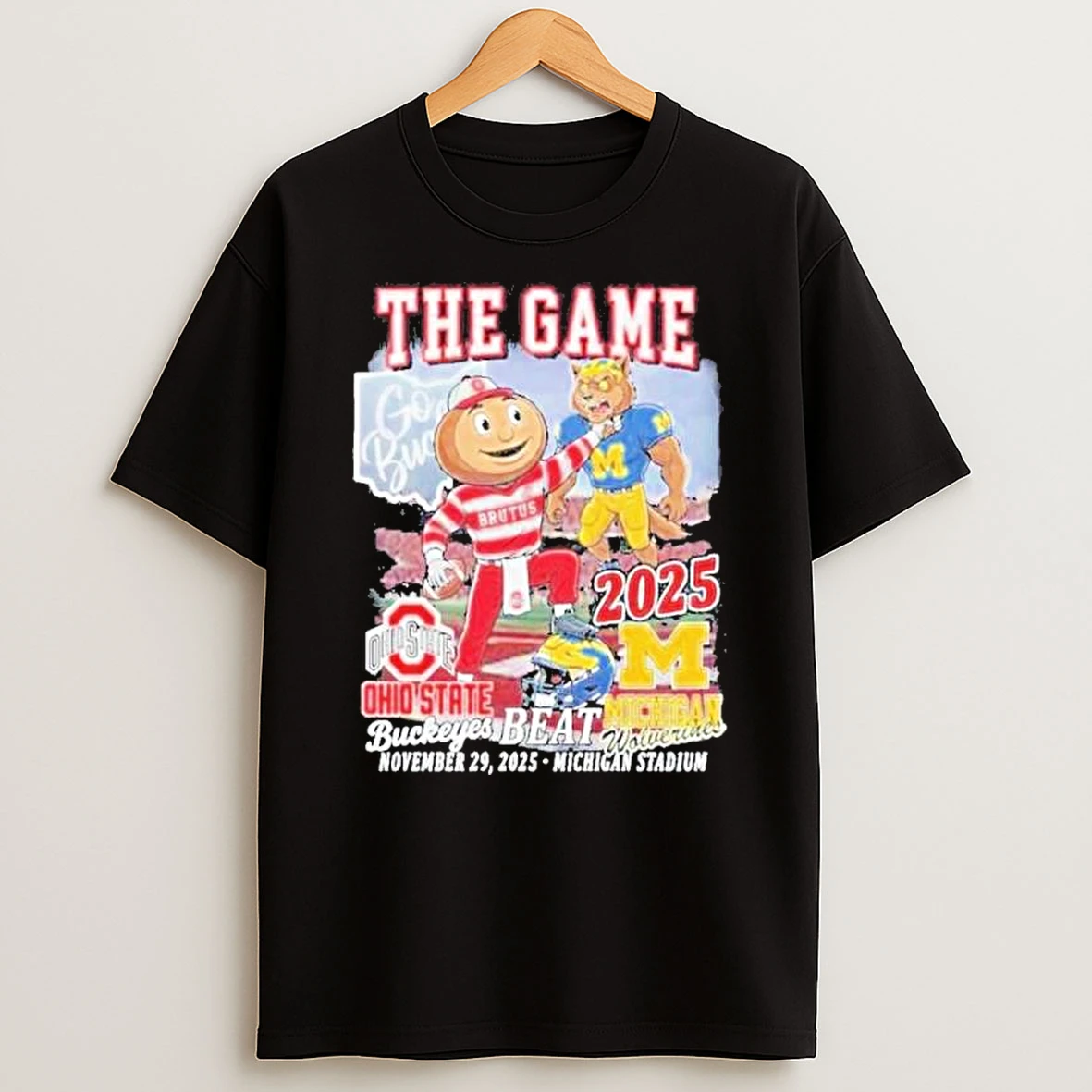 The Game Mascot Ohio State Buckeyes Beat Michigan Wolverine 2025 Shirts