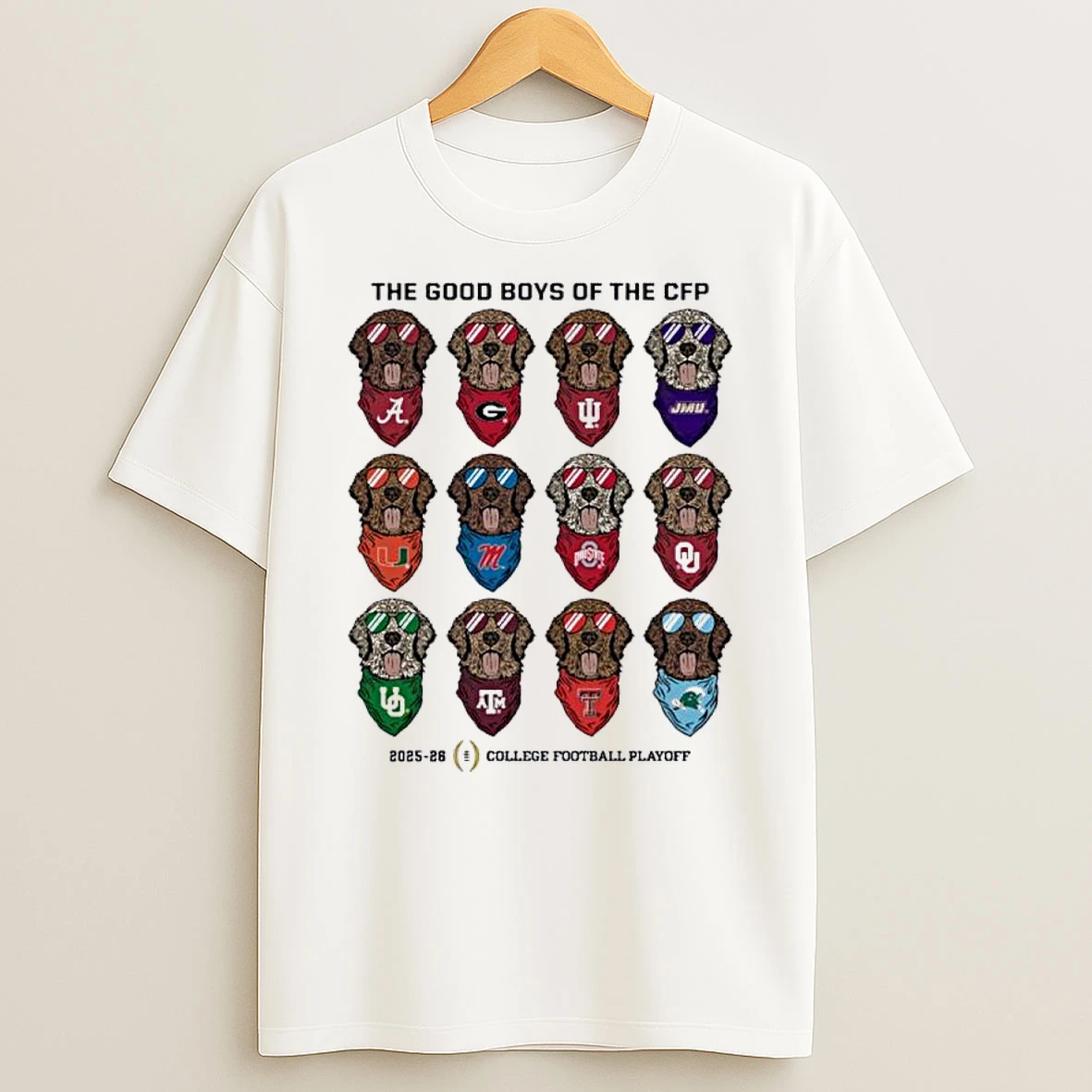 The Good Boys Of The Cfp 2025 12 Teams Shirts