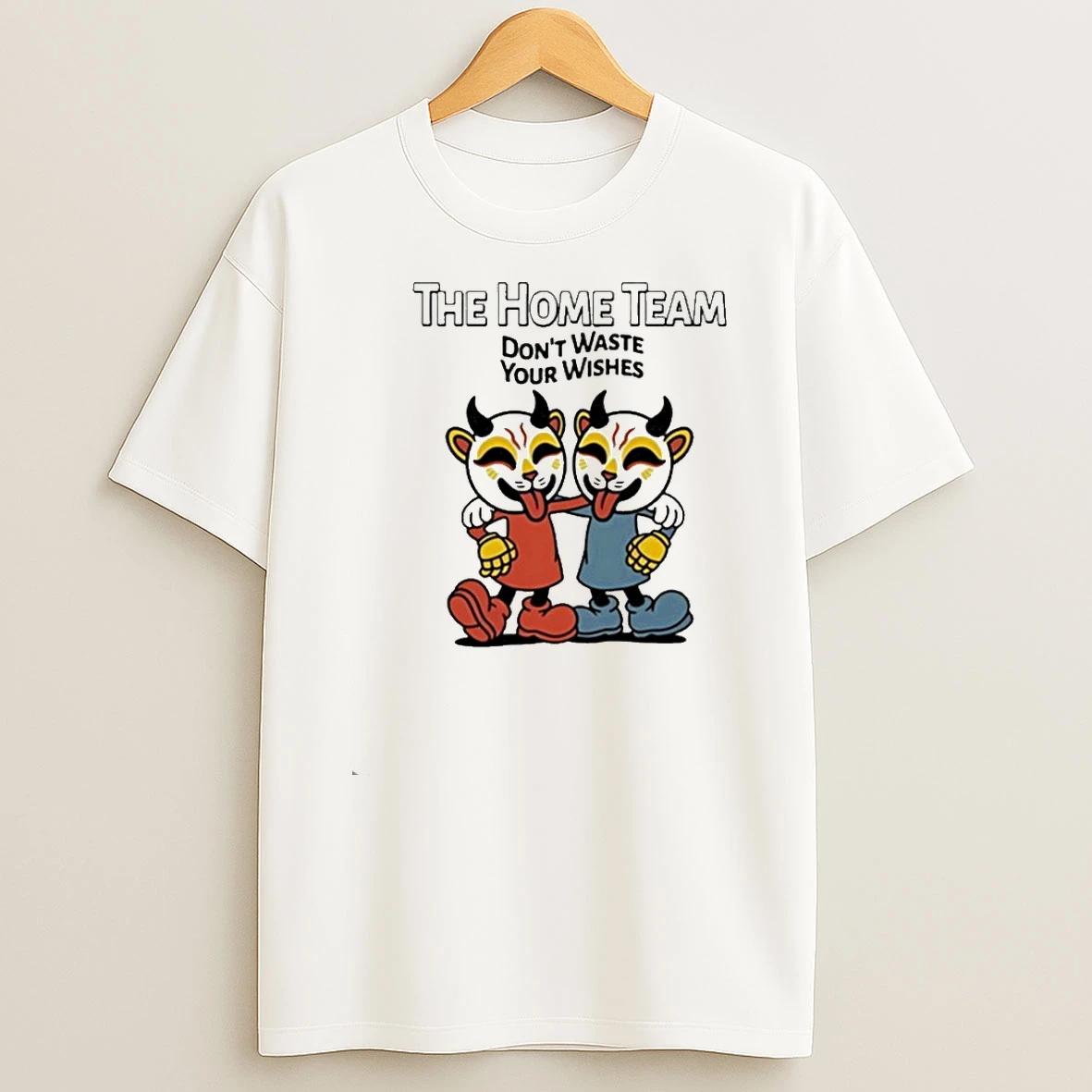 The Home Team Store Cuphead Tie Dye Shirts