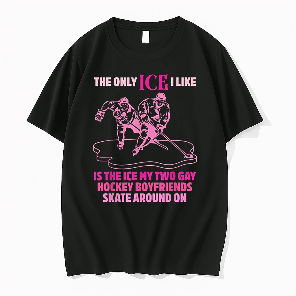 The Ice My Two Gay Hockey Skate Around On Shirts