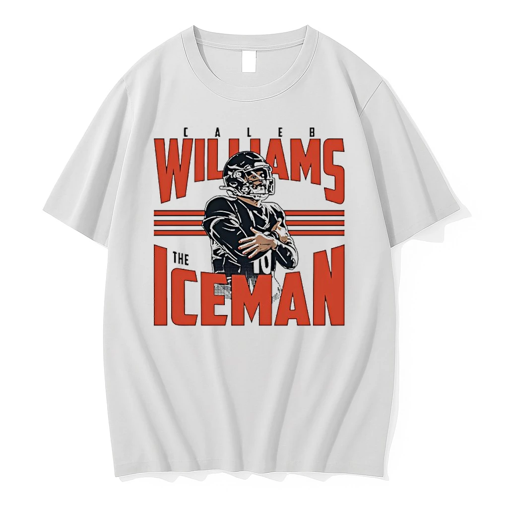 The Iceman Celebration Caleb Williams Chicago Bears Football Shirts