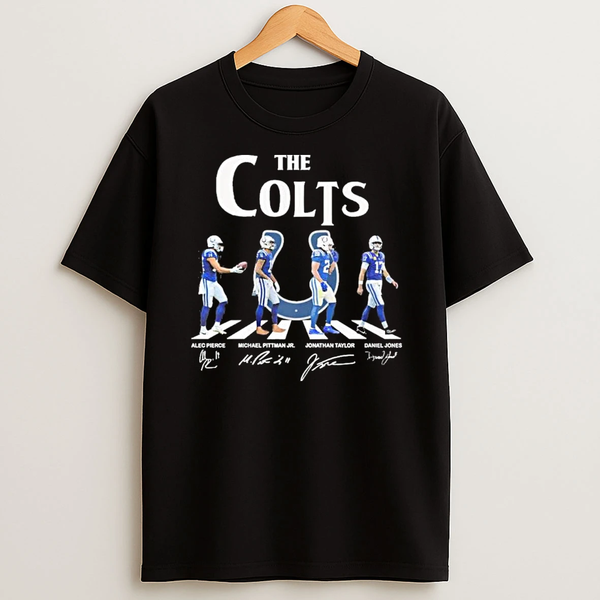 The Indianapolis Colts Abbey Road Pierce Pittman Jr Taylor And Jones Shirts