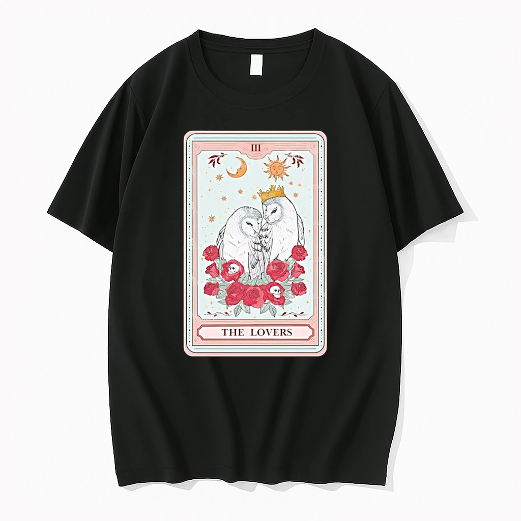 The Lovers Owls Tarot Card Shirts