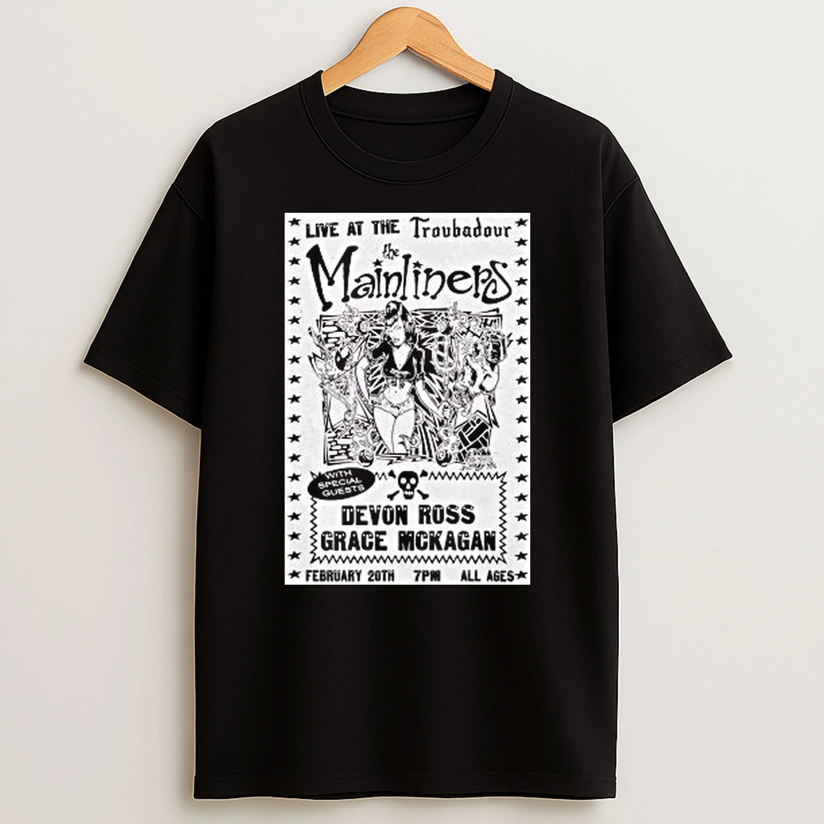 The Mainliners In West Hollywood Ca On Feb 20 2026 Shirts
