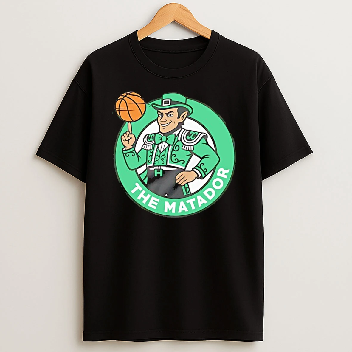 The Matador Boston Celtics Basketball Parody Logo Shirts