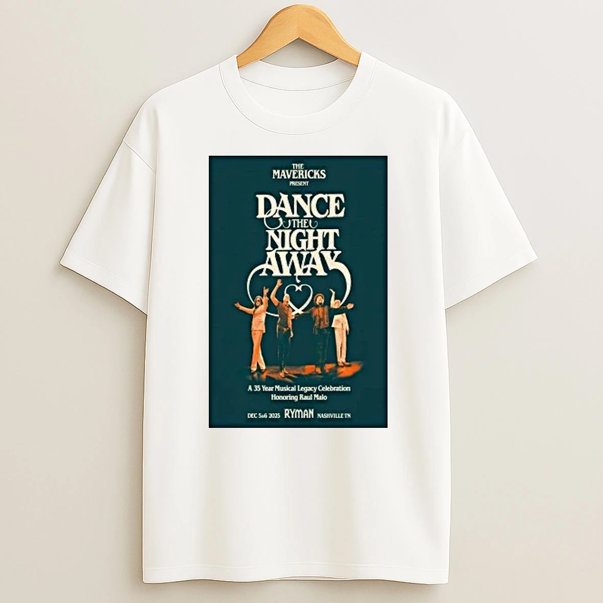 The Mavericks Ryman Auditorium In Nashville Tn Dec 5 6 2025 Shirts