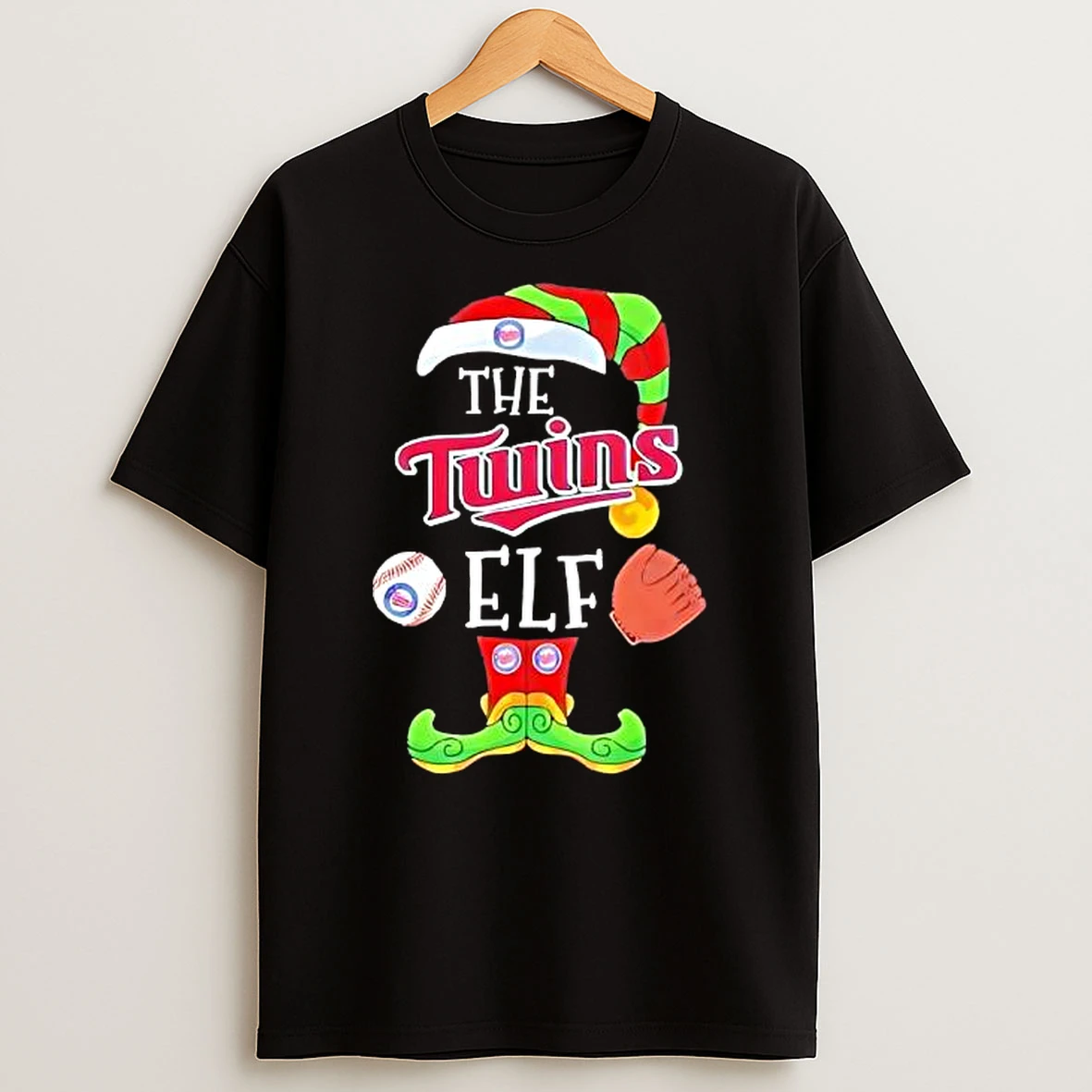 The Minnesota Twins Basetball Christmas Elf Shirts