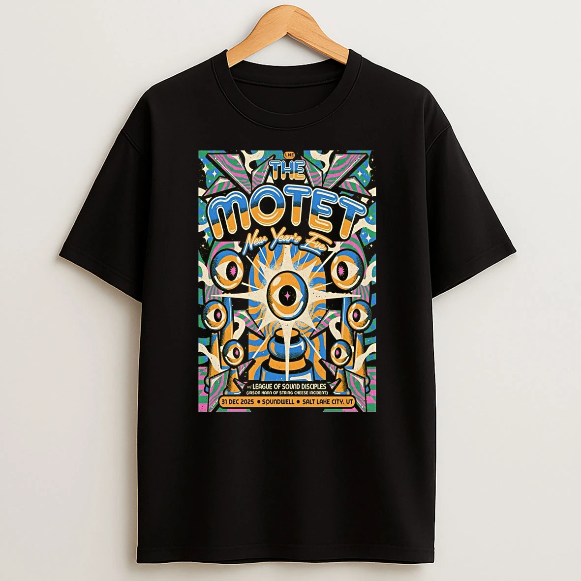 The Motet December 31 2025 Soundwell In Salt Lake City Ut Shirts