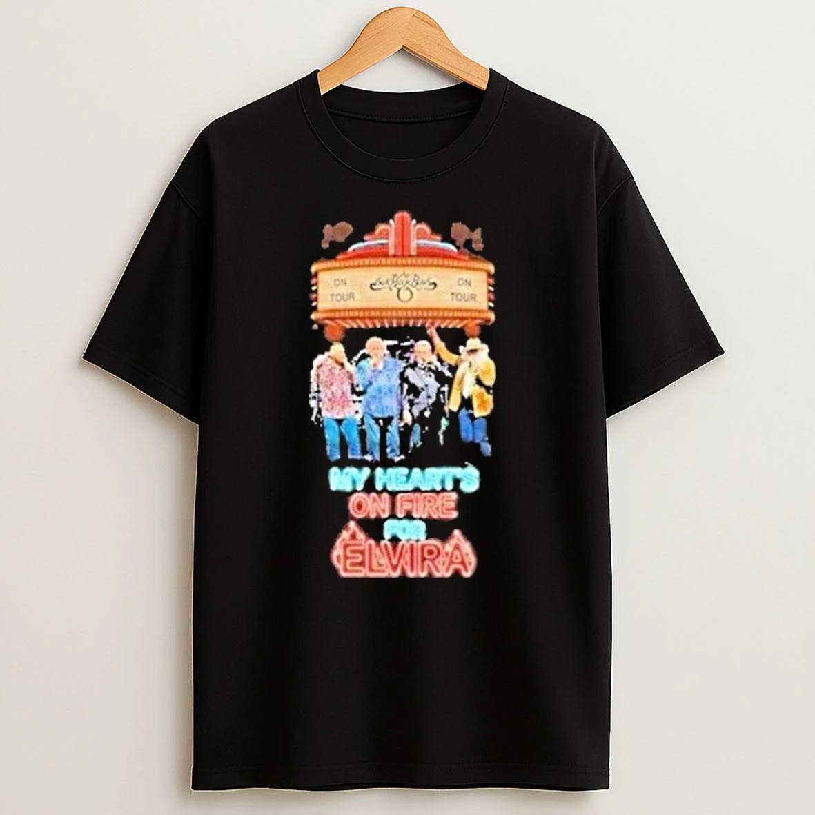 The Oak Ridge Boys My Hearts On Fire For Elvira On Tour 2025 2026 Shirts