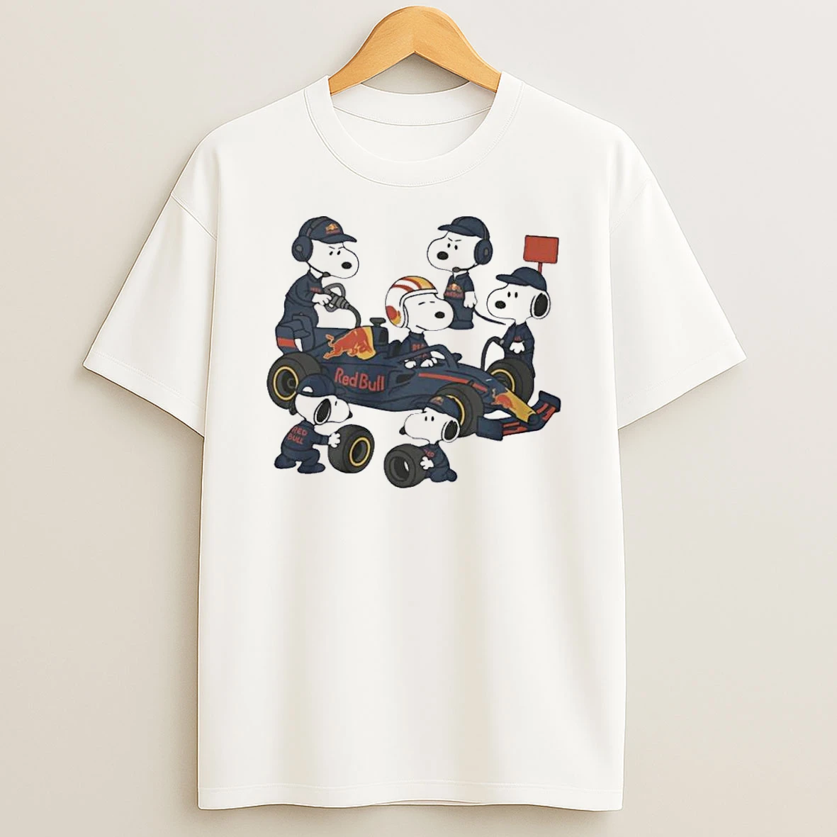 The Peanuts Snoopy X Red Bull Shirts