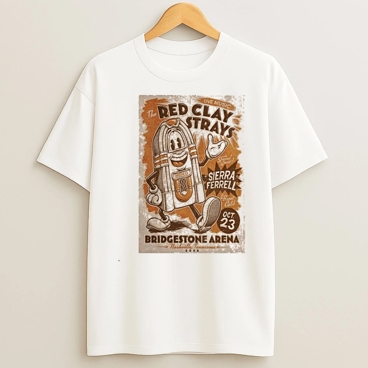 The Red Clay Strays October 23 2026 In Nashville Tn Shirts