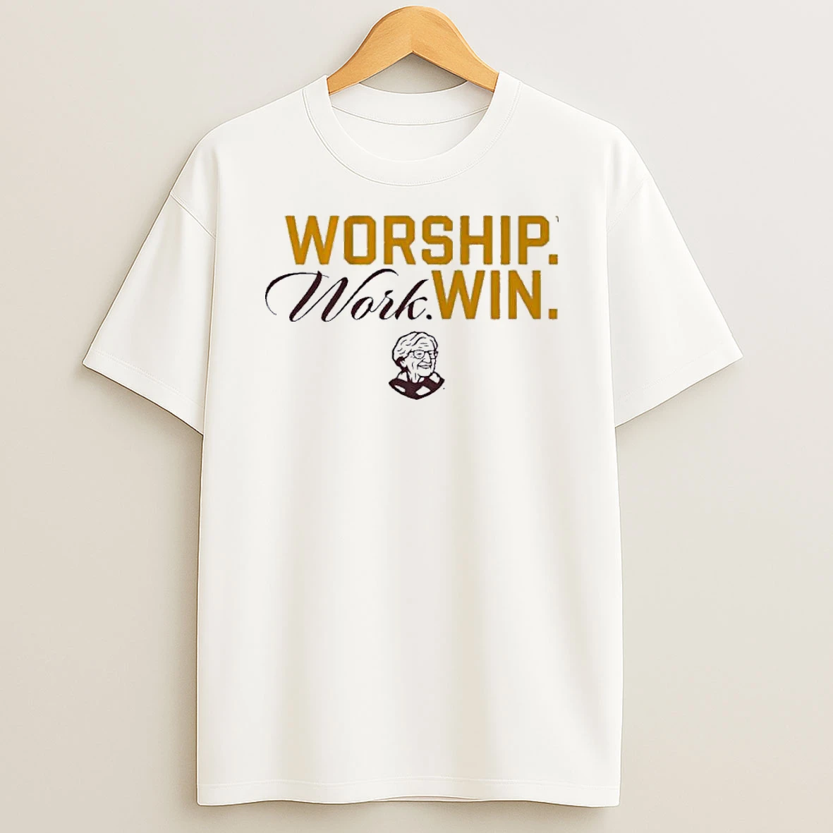 The Sister Jean Legacy Collection Worship Work Win Shirts