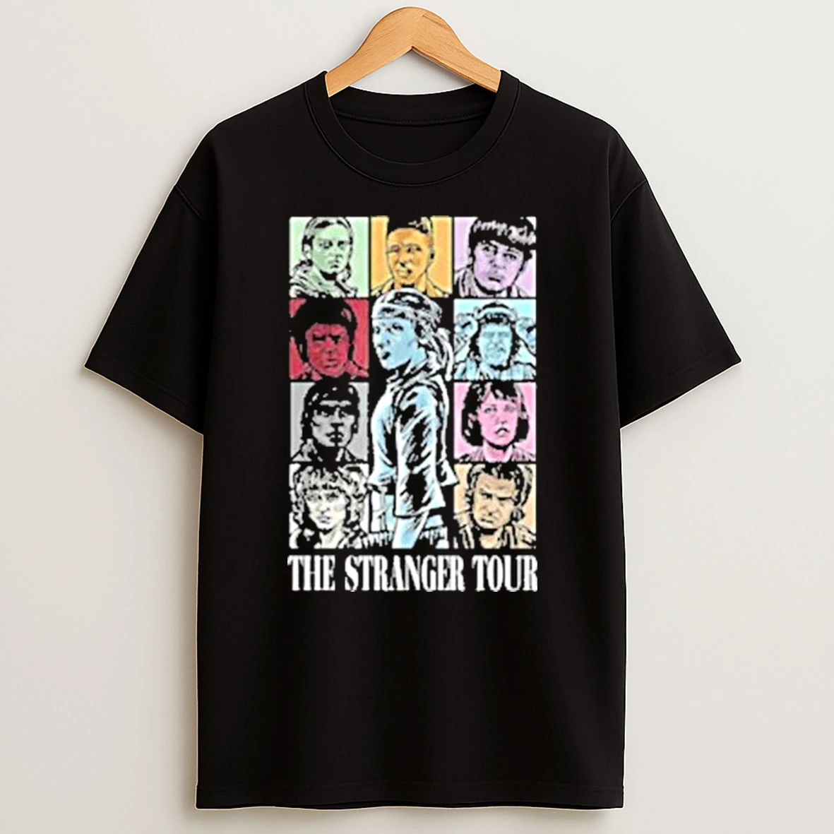The Stranger Things Cartoon Tour 2025 Shirts