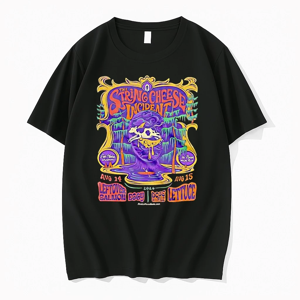 The String Cheese Incident Eau Claire Wisconsin 2026 Event At The Pines Music Park Shirts