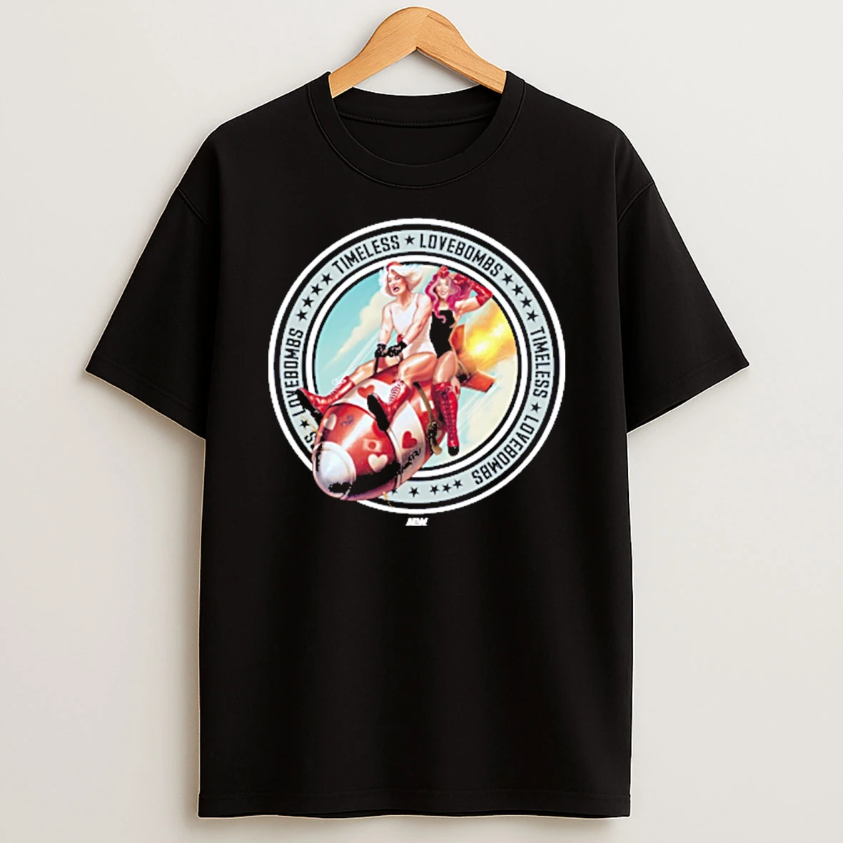 The Timeless Love Bombs Bombs Away Aew 2025 Shirts