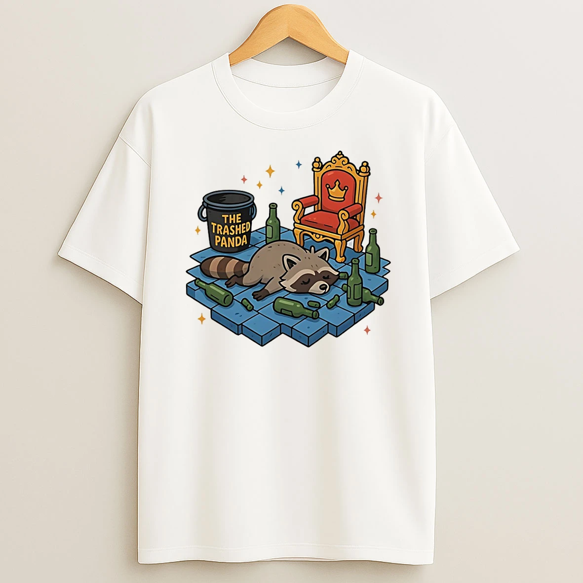 The Trashed Panda Drunk Raccoon Shirts