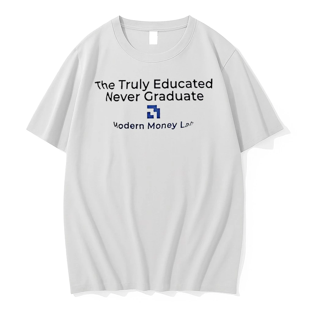 The Truly Educated Never Graduate Modern Money Lab Emphasizes Lifelong Education Shirts