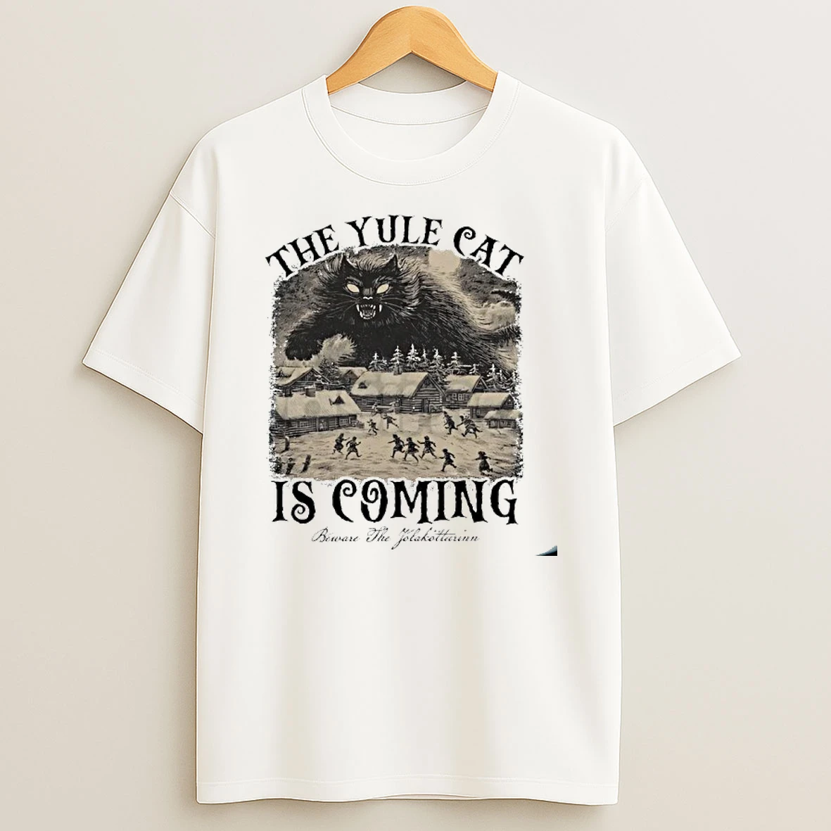 The Yule Cat Is Coming Jolakotturinn Christmas Shirts