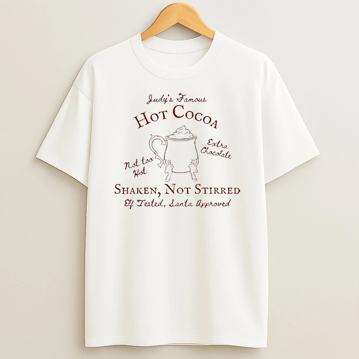The Santa Clause Movie 90s Charlie Judys Hot Cocoa Shirts