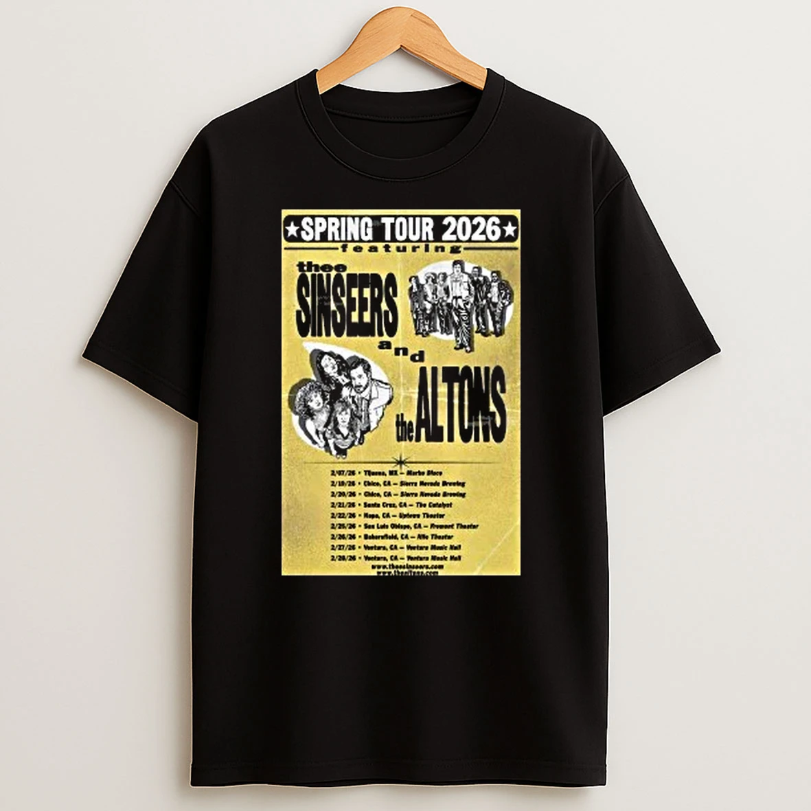 Thee Sinseers And The Altons Spring 2026 Shirts