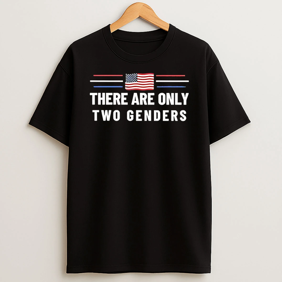 There Are Only Two Genders Usa Flag Shirts