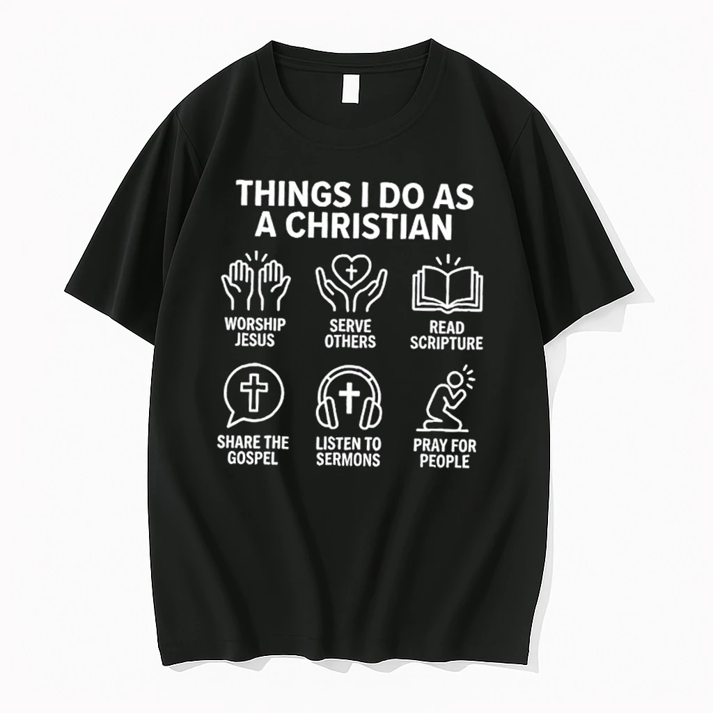 Things I Do As A Christian Shirts