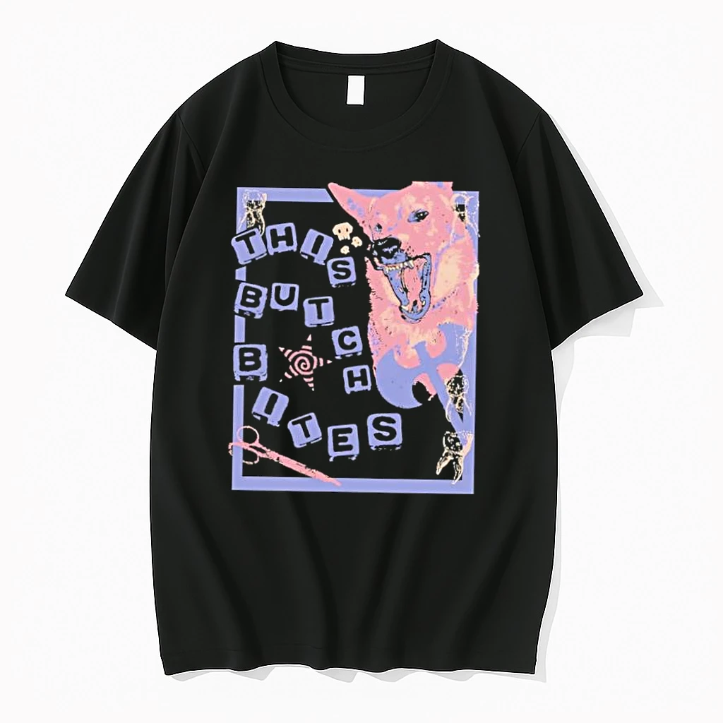This Butch Bites Dog Art Retro Shirts