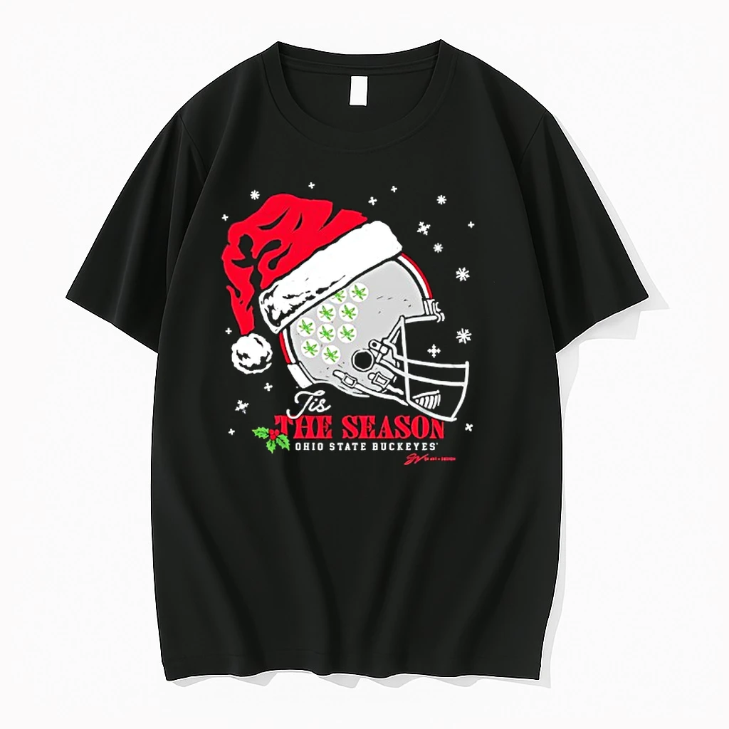 This The Season Ohio State Buckeyes Santa Helmet Shirts