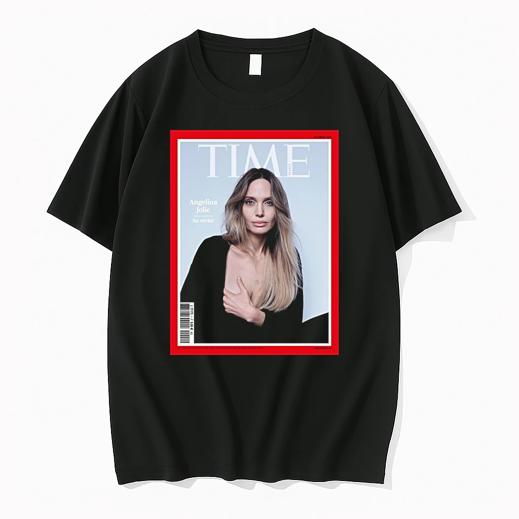 Time France Angelina Jolie Dans Coutures Sa Verite December 2025 Shirts