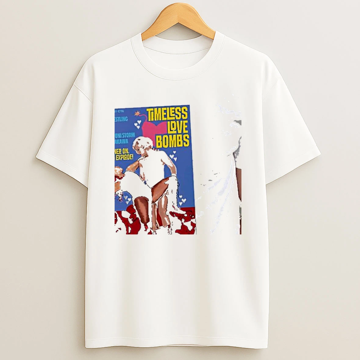 Timeless Love Bombs White Shirts