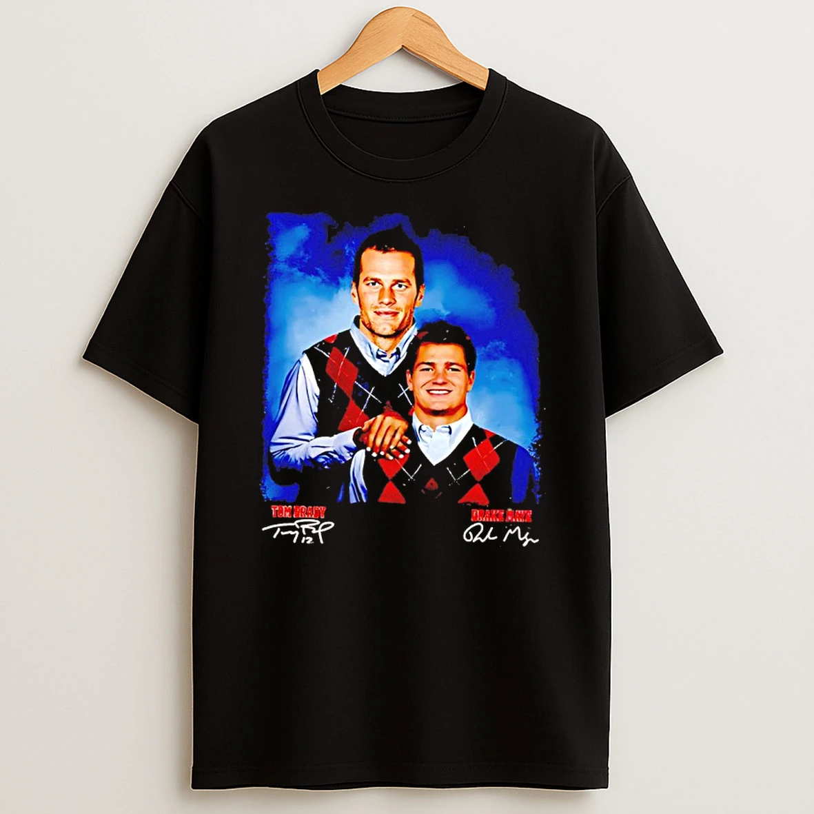 Tom Brady And Drake Maye New England Patriots Step Brothers Signatures Shirts