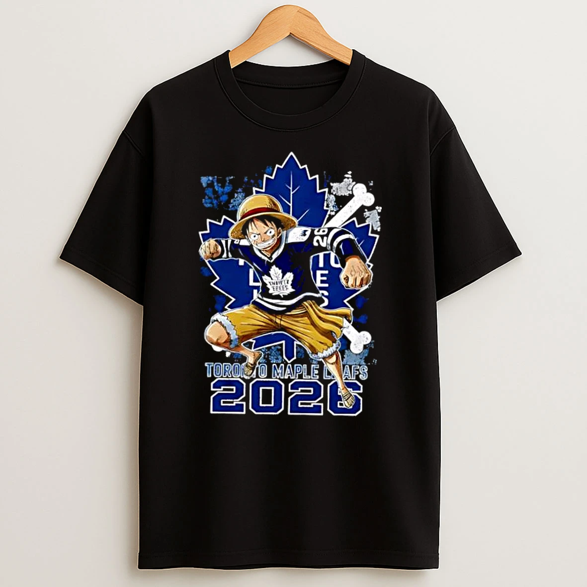 Toronto Maple Leafs One Piece 2026 Luffy Shirts