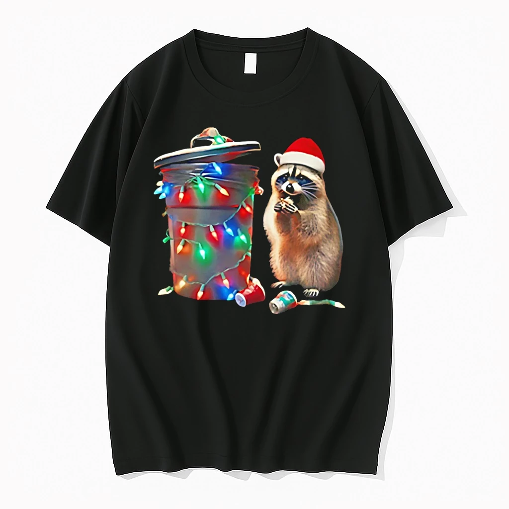 Trashy Christmas Raccoon Lights Shirts