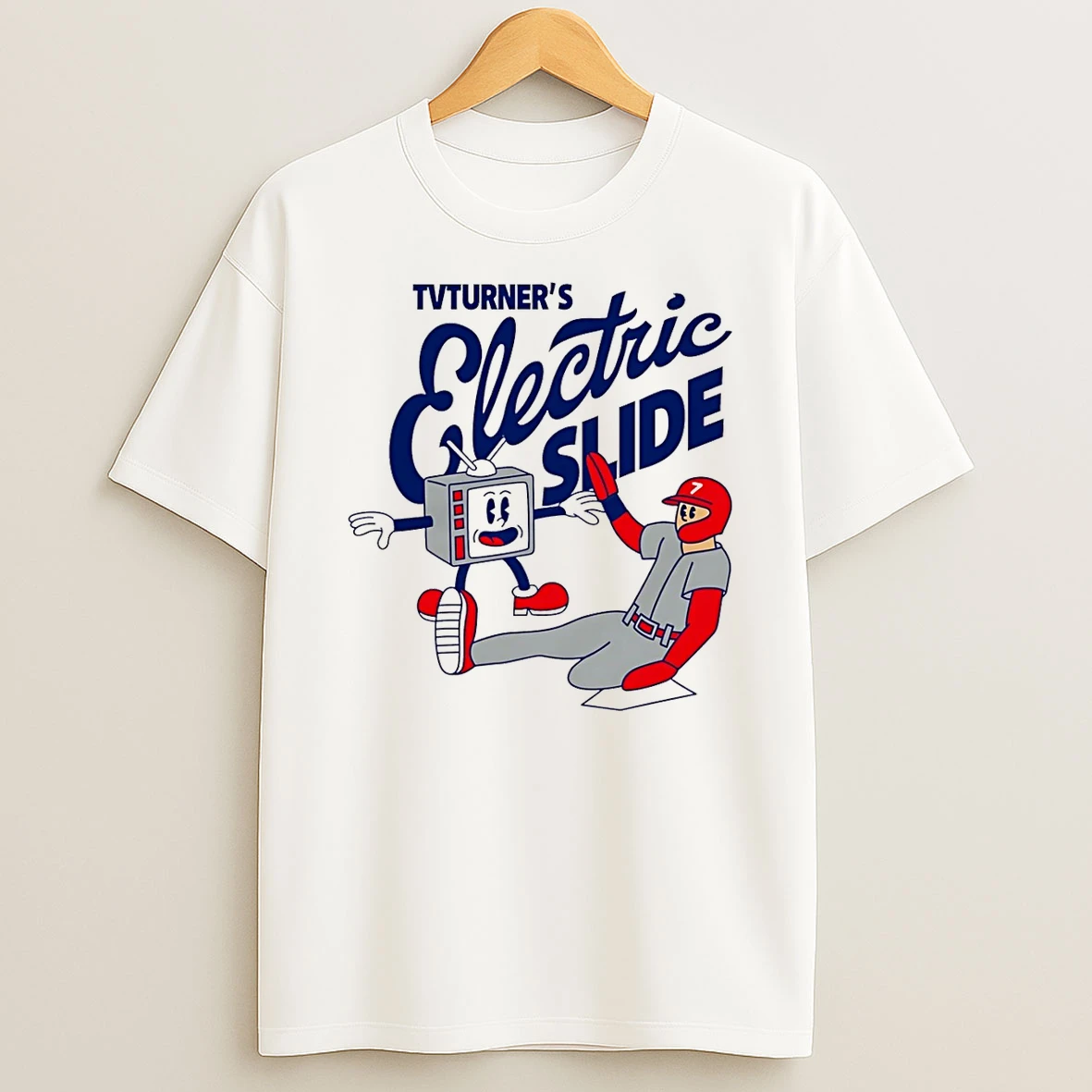 Trea Turner Philadelphia Phillies Tv Turners Electric Slide Superstar Cartoon Shirts