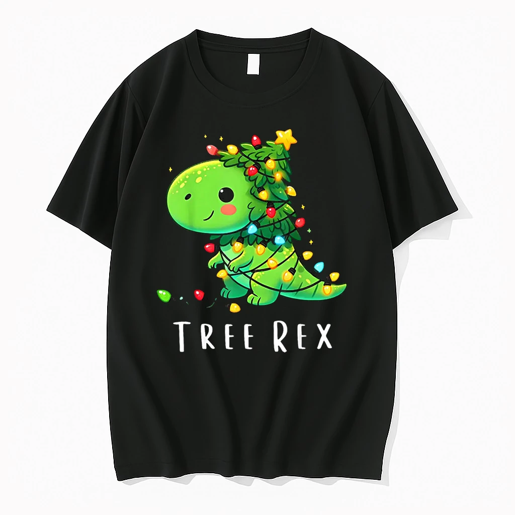 Tree Rex Xmas Trex Boys Toddler Christmas Dinosaur Shirts
