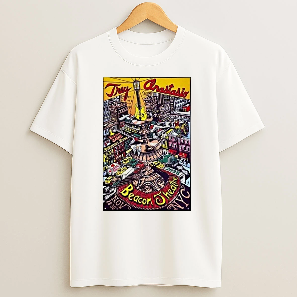 Trey Anastasio Band Nov 28 2025 In New York Ny Shirts