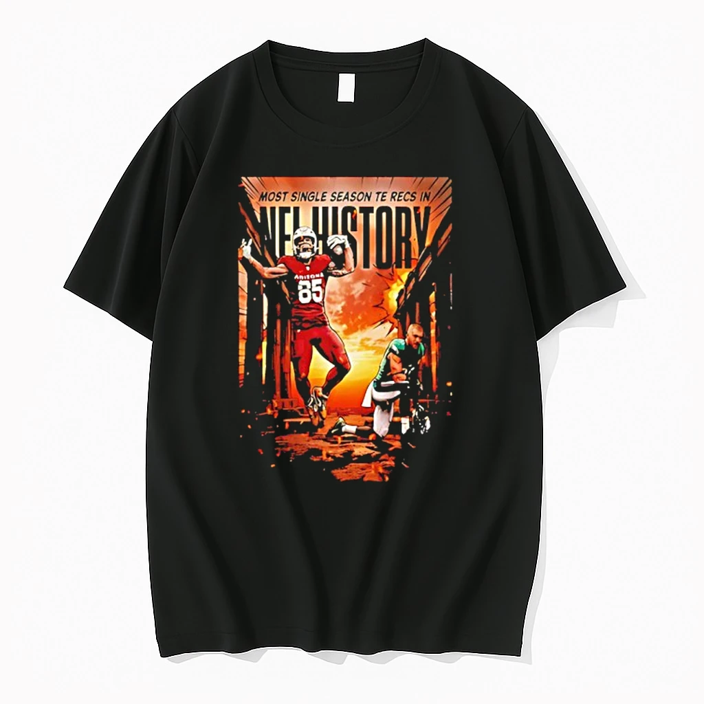 Trey Mcbride Most Single Season Te Recs In Nfl History Shirts