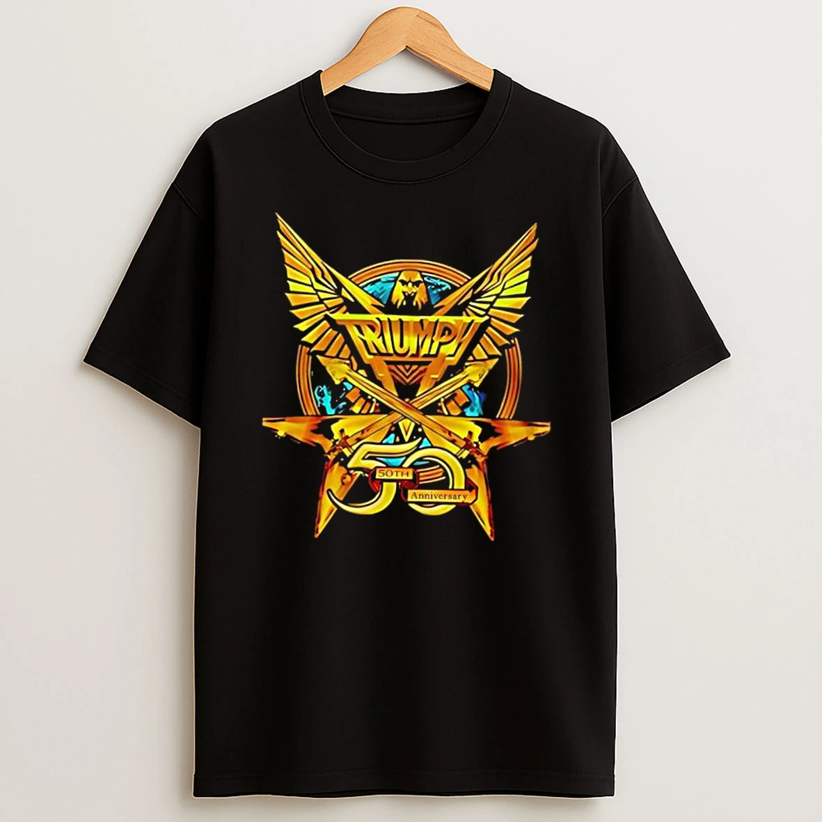 Triumph 50th Anniversary Rock Band 2025 Shirts