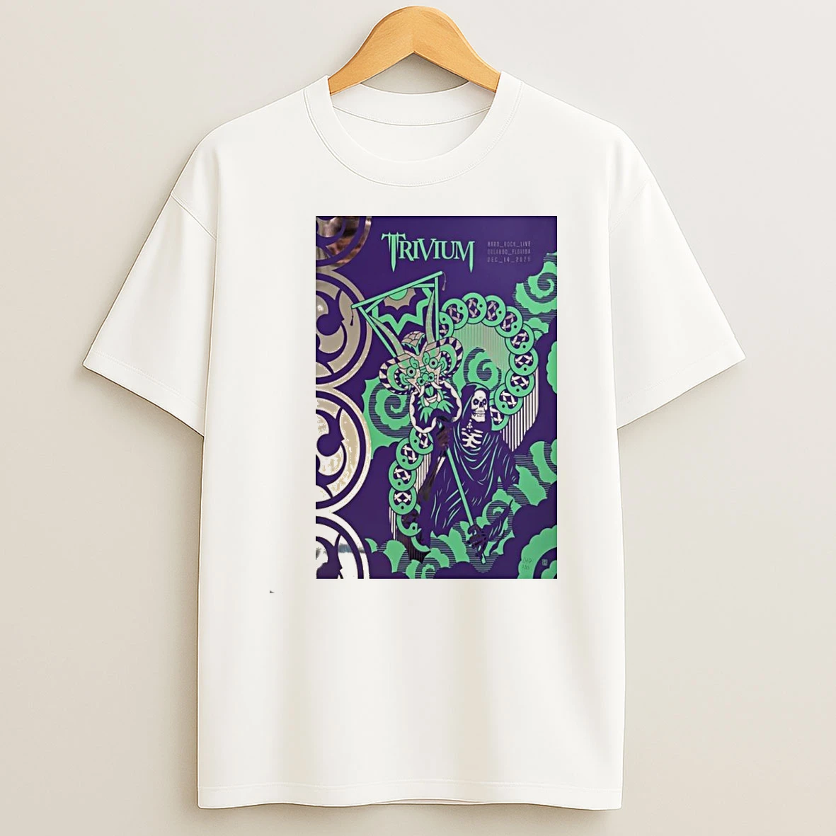 Trivium Hard Rock Live Orlando Florida Dec 14 2025 Shirts