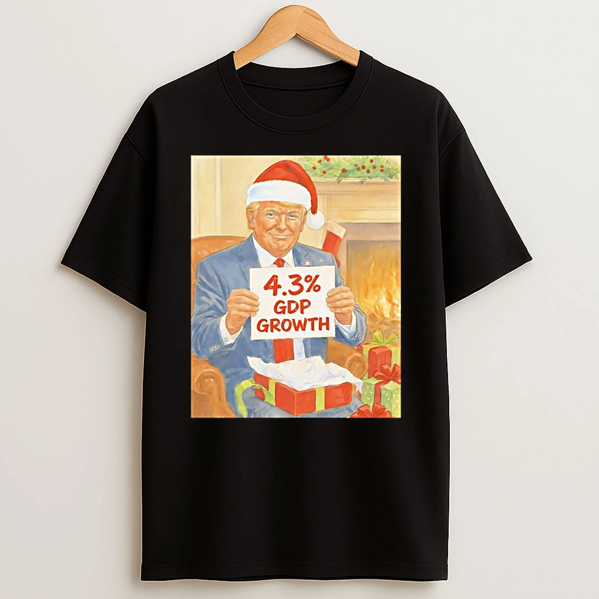 Trump 43 Gdp Growth Christmas Came Early For All Americans Shirts